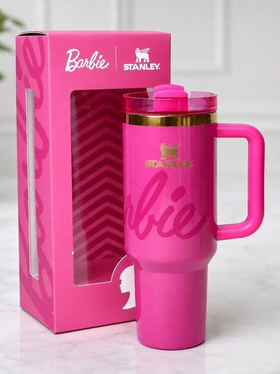 Other - Barbie x Stanley 40 oz Tumbler Pink Quencher Insulated Cup with Handle